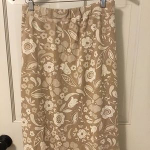 Fresh produce floral skirt 3x